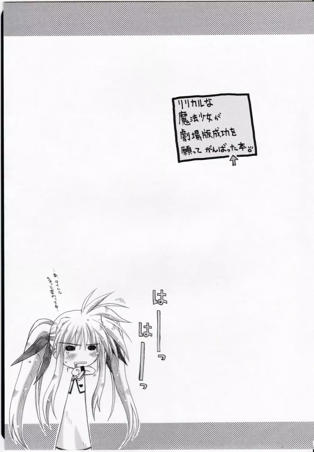 リリカルな魔法少女が劇場版成功を願ってがんばる本。 Page.25