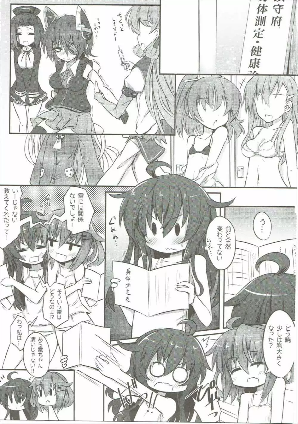 暁&雷の第六くちくみるく! Page.2
