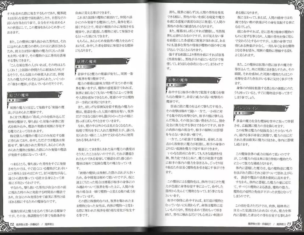 魔物娘図鑑ワールドガイド外伝2 サルバリシオン~レスカティエの魔界騎士たち~ Page.40