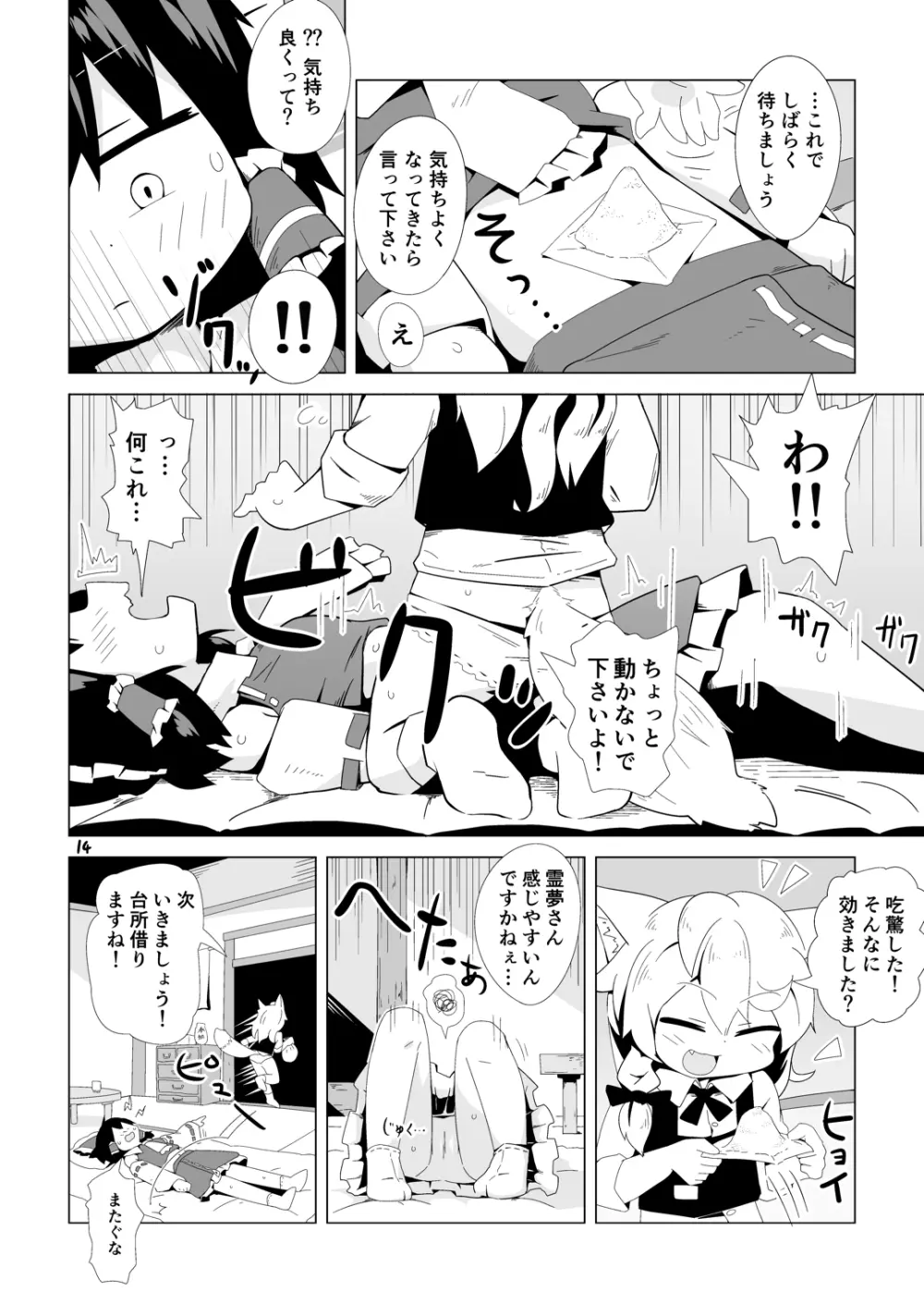 巫女と狐の虫下し Page.13