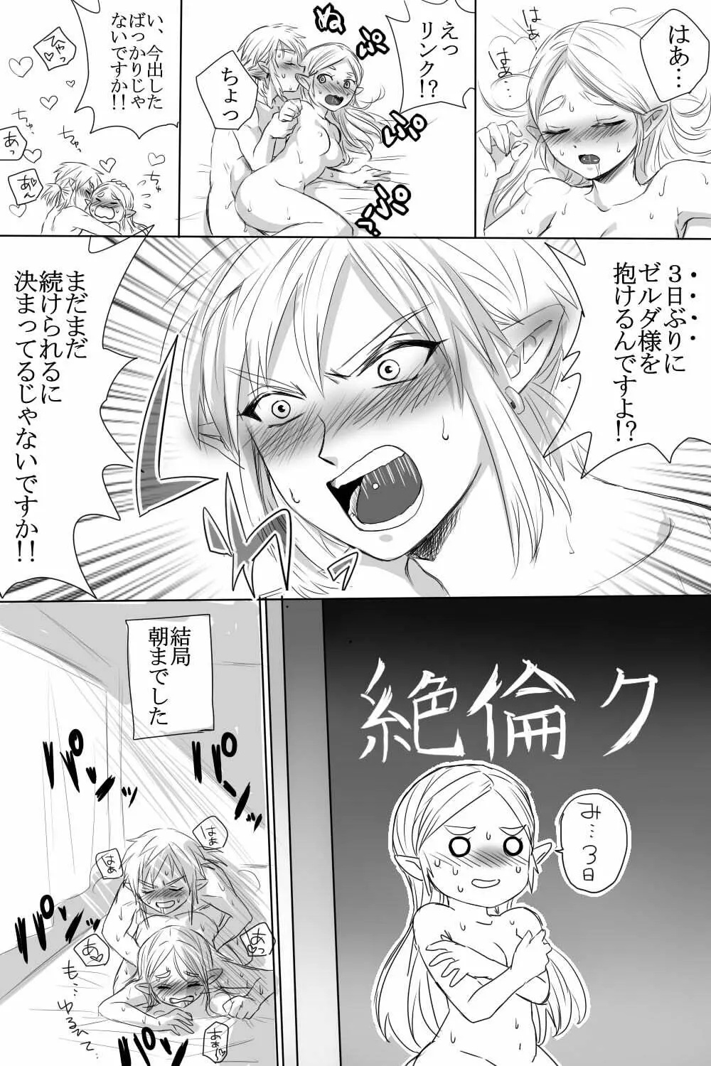 ブレワイのリンゼルがひたすらいちゃいちゃしてすけべなことする漫画 Page.13