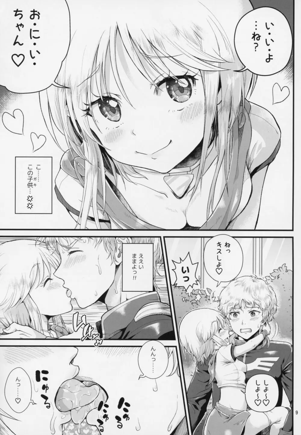 宇宙世紀援交少女~エルピー強化兵&ミネバ妃殿下~ Page.8
