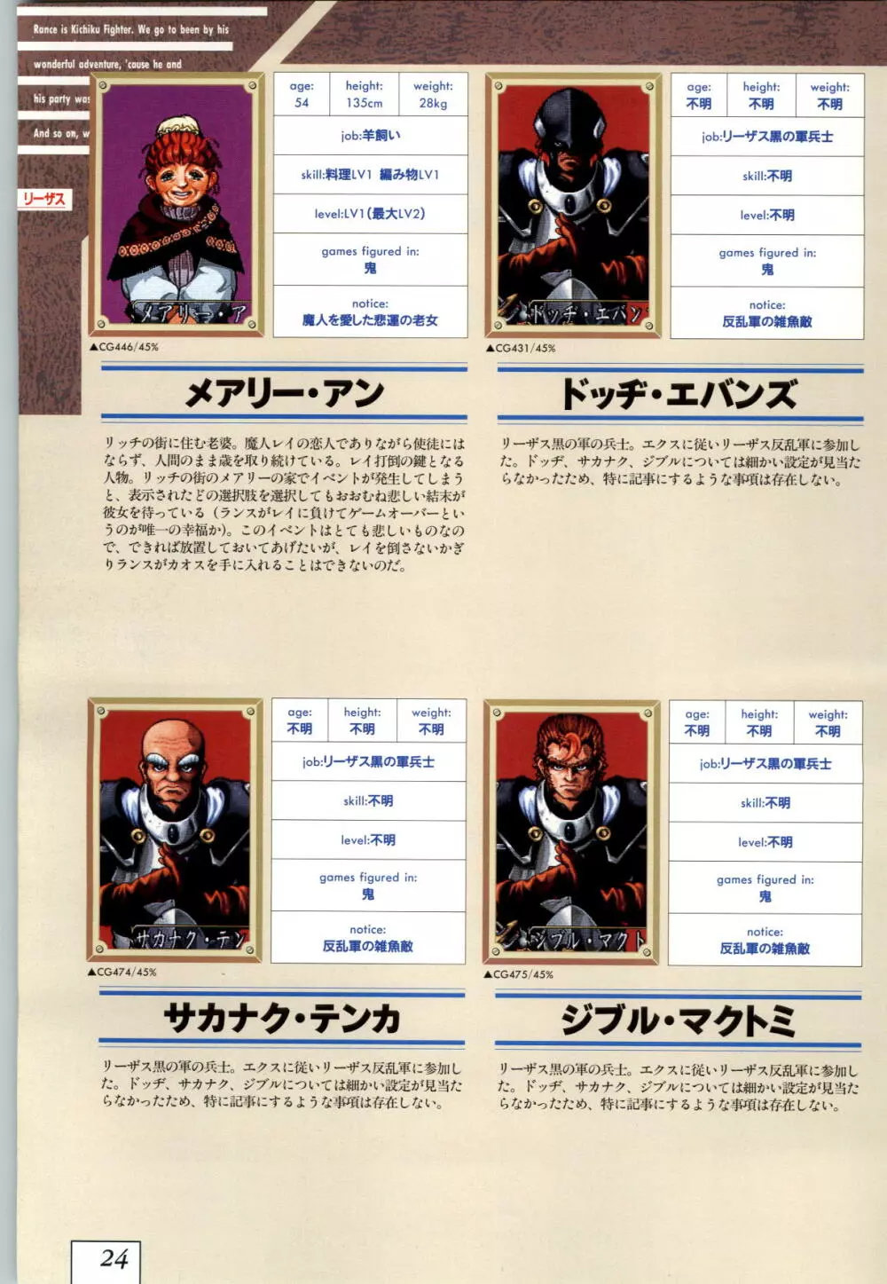 鬼畜王ランス 公式設定資料集 Page.27