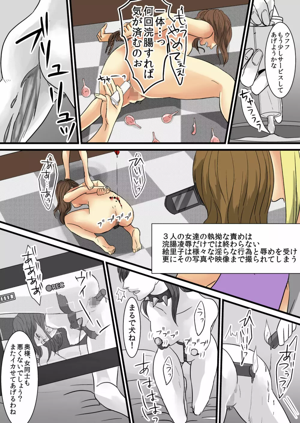 セレブ婦人達への復讐○辱 ~不倫の代償を浣腸で償わされた女達~ Page.18