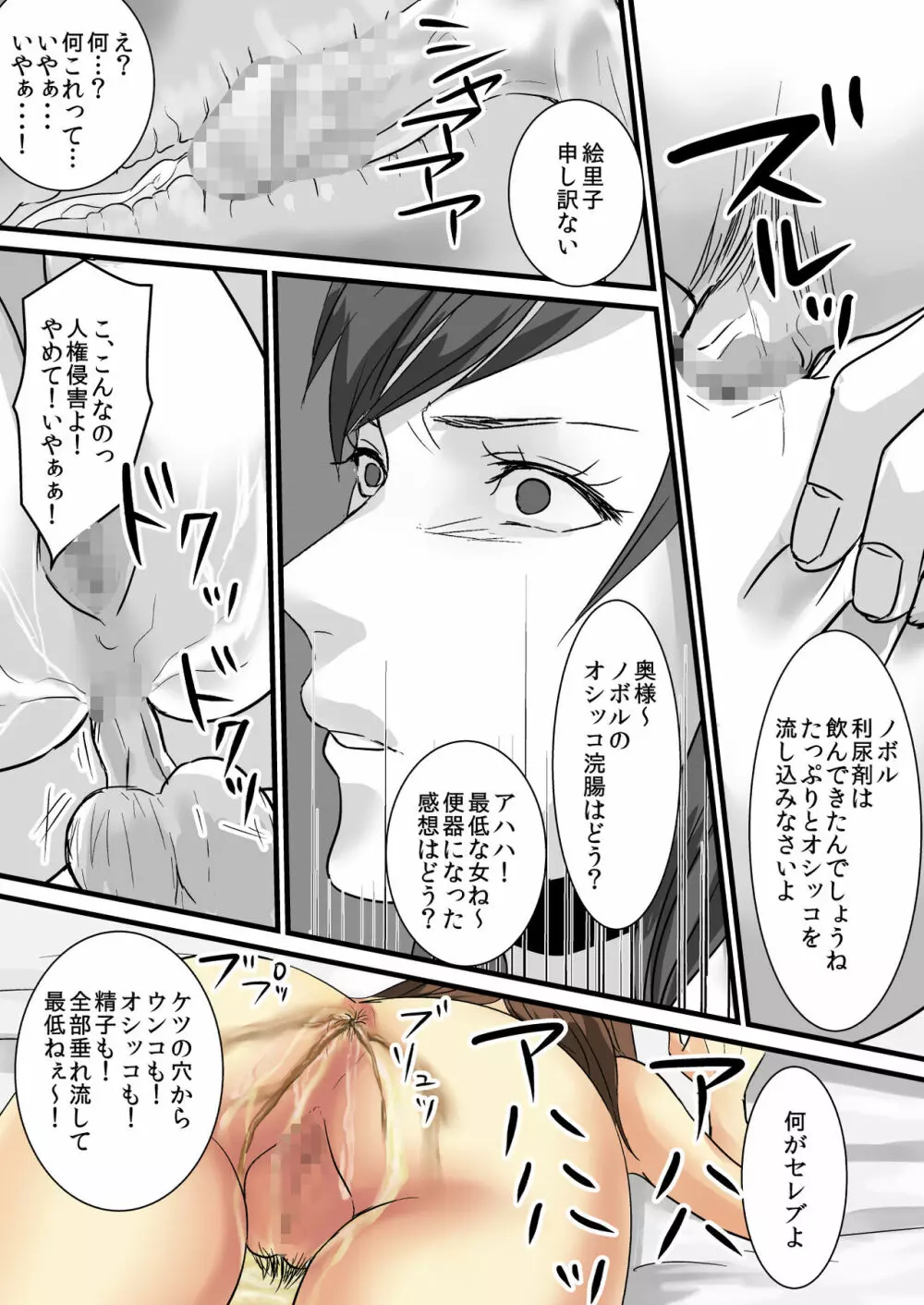 セレブ婦人達への復讐○辱 ~不倫の代償を浣腸で償わされた女達~ Page.22
