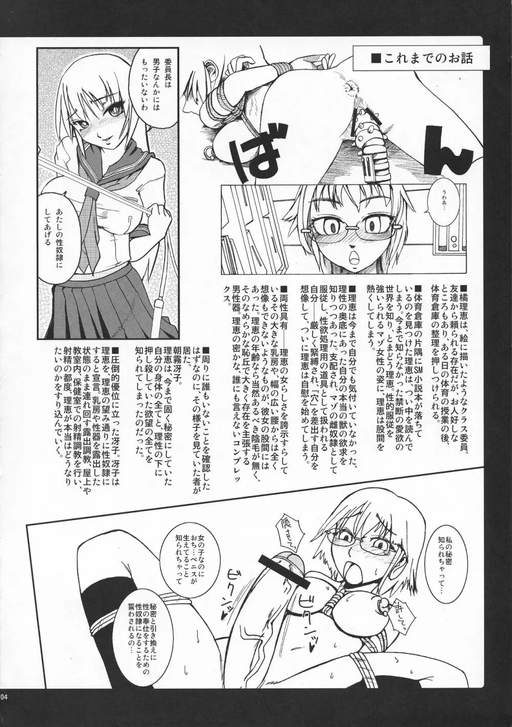 委員長・包茎恥乳奴隷6 Page.3