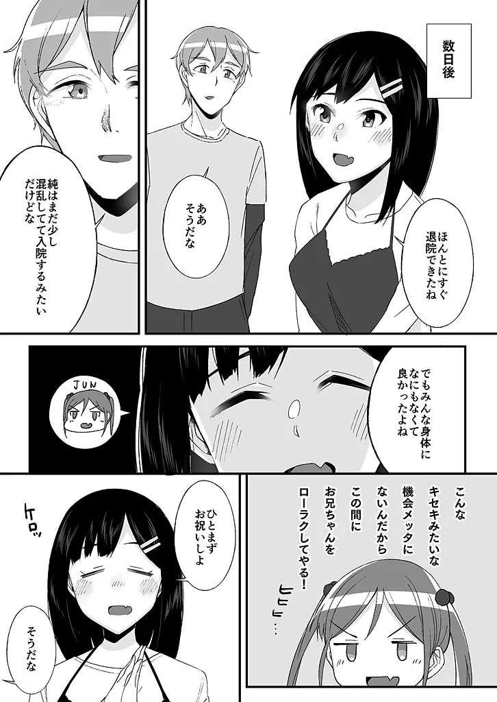 「妹のカラダの彼女」と「彼女のカラダの妹」、どっちのナカが気持ちいい?1-2 Page.15