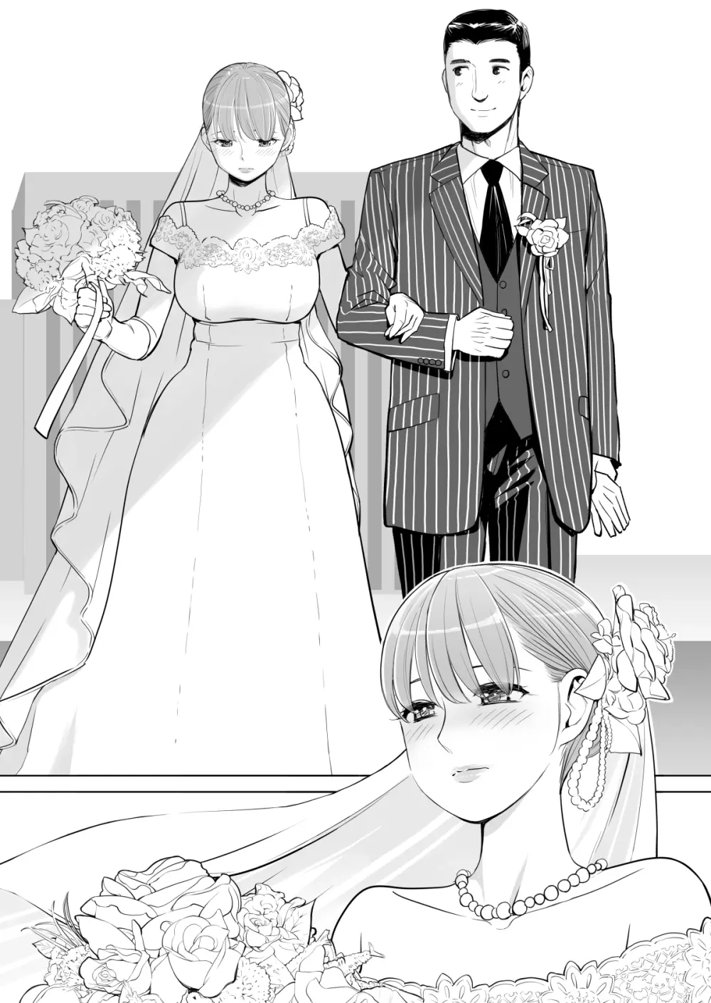 茜色に染まる若妻 ~病室で僕の妻が寝取られた~ Page.3