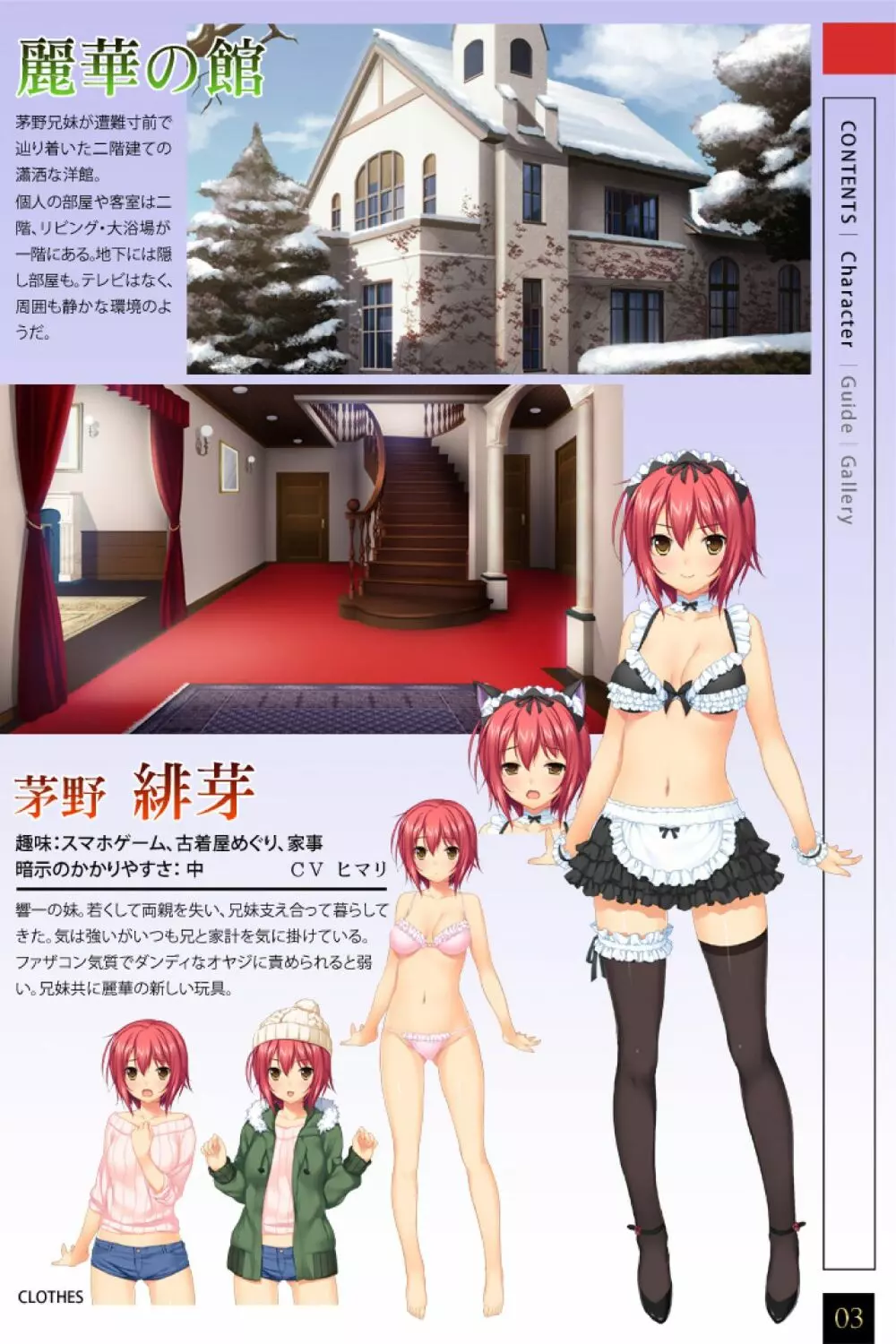 麗華の館 Movie Edition ミニビジュアルブック Page.3