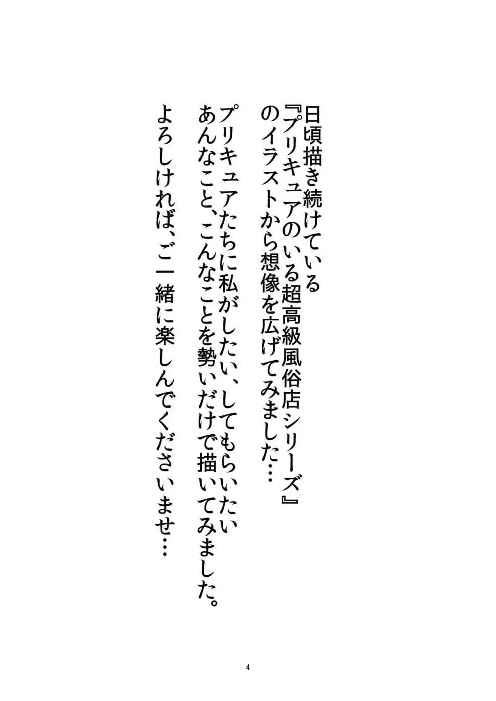 メスしりんだ~Vol.03 プ〇キュアのいる超高級風俗店シリーズ+楽描き本 Page.3