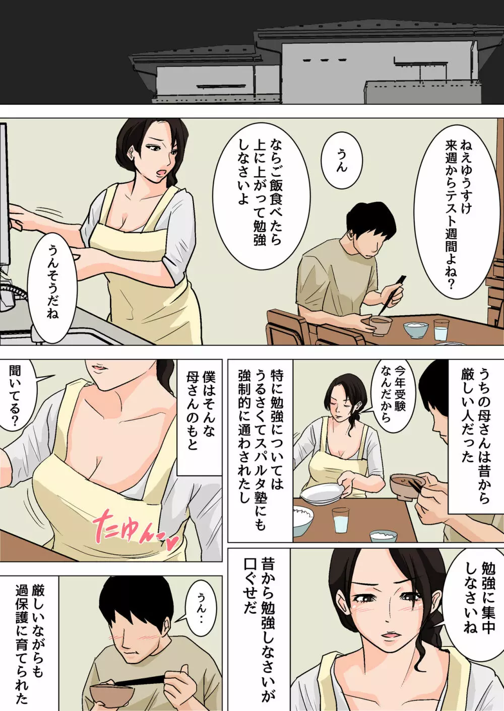 毎日お母さんで性欲処理!~母の事務的セックスは中出し放題~ Page.4