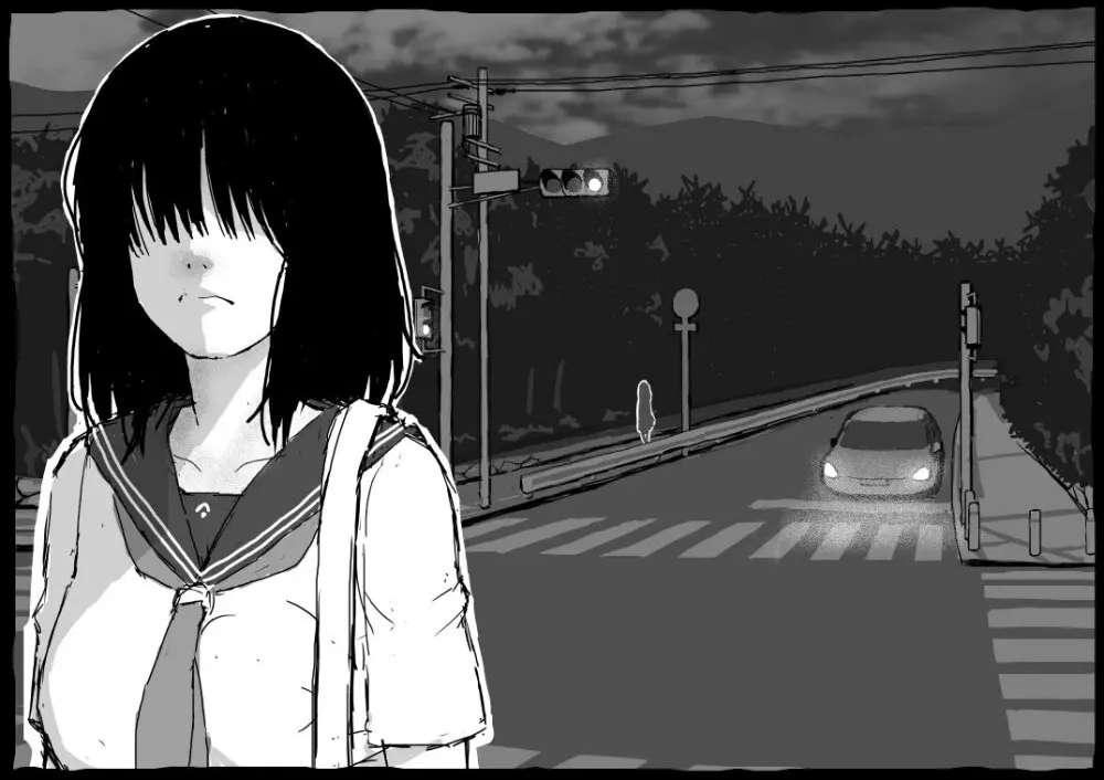 目隠れ女学生VS絶対孕ませモンスター Page.3