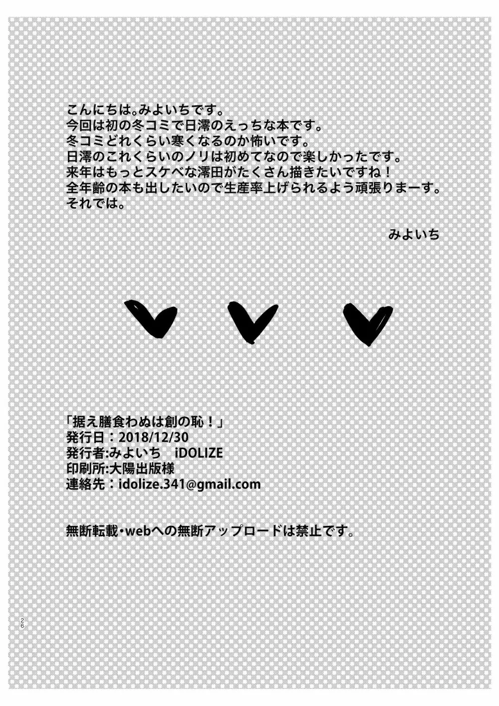 据え膳食わぬは創の恥! Page.25