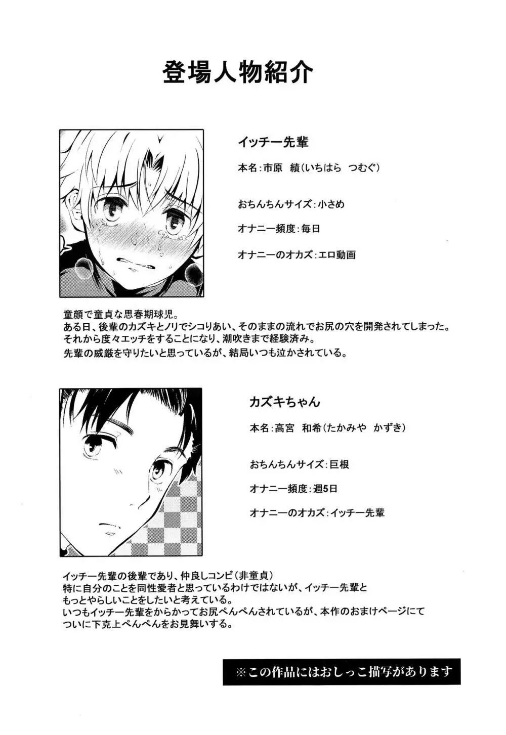 先輩なのにおもらししたんスか? Page.3