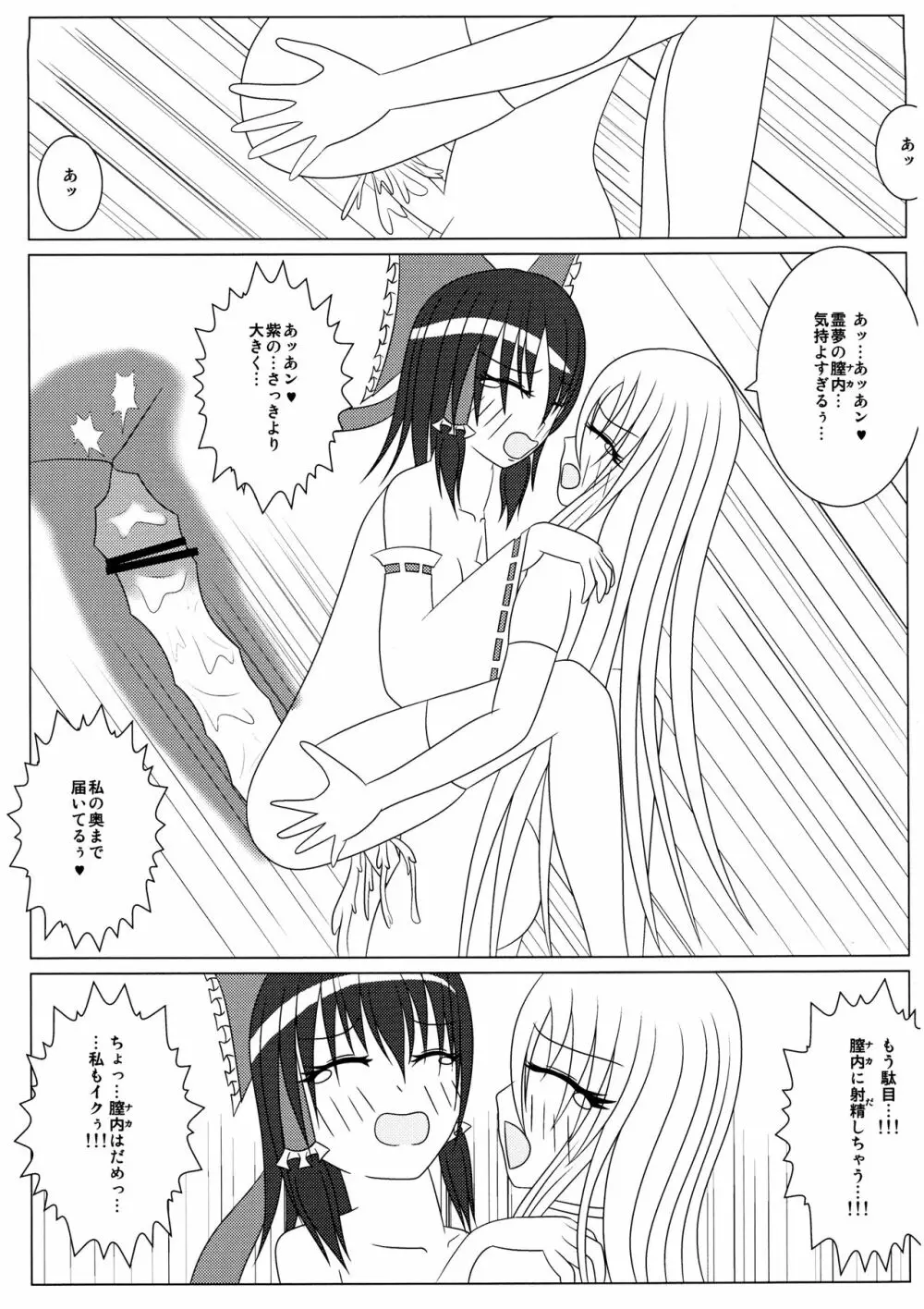 紫と霊夢のH日記 ~ゆかれいむふたなりえっち本~ Page.13