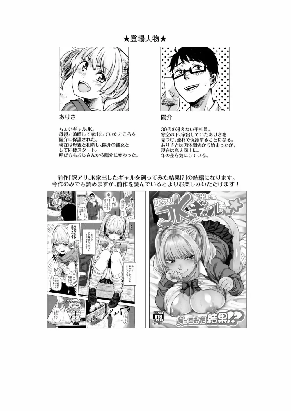 訳アリJK 家出したギャルを飼ってみた結果!?2 Page.2