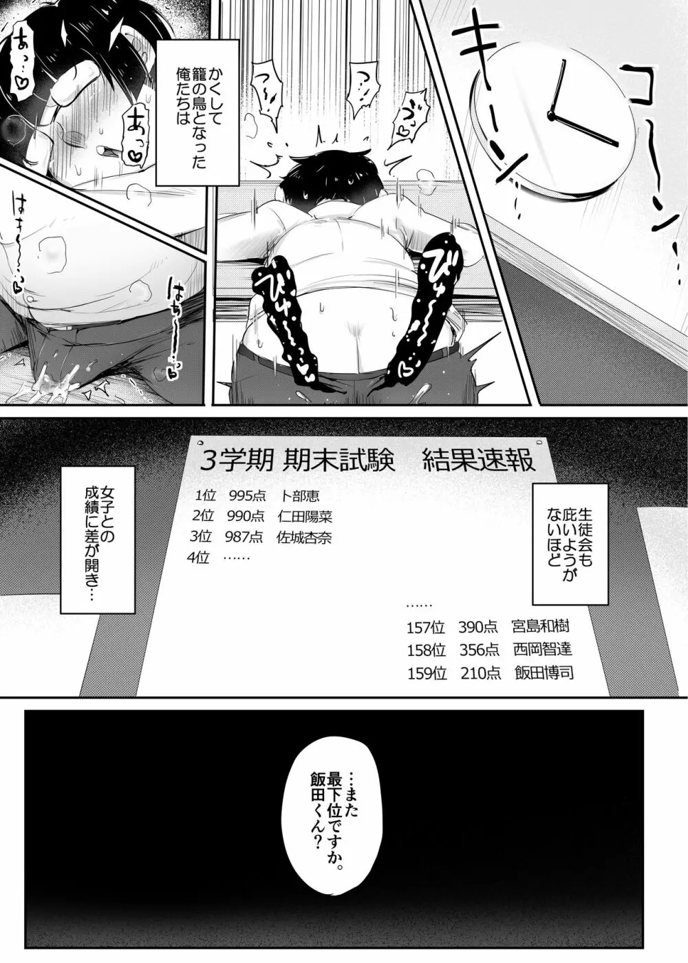 よわいね、男の子って。~手コキで学年最下位転落~ Page.32