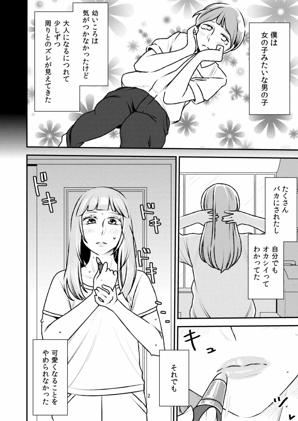 男の娘とイジメっ娘～女装したまま童貞奪われちゃうなんて！～ Page.2