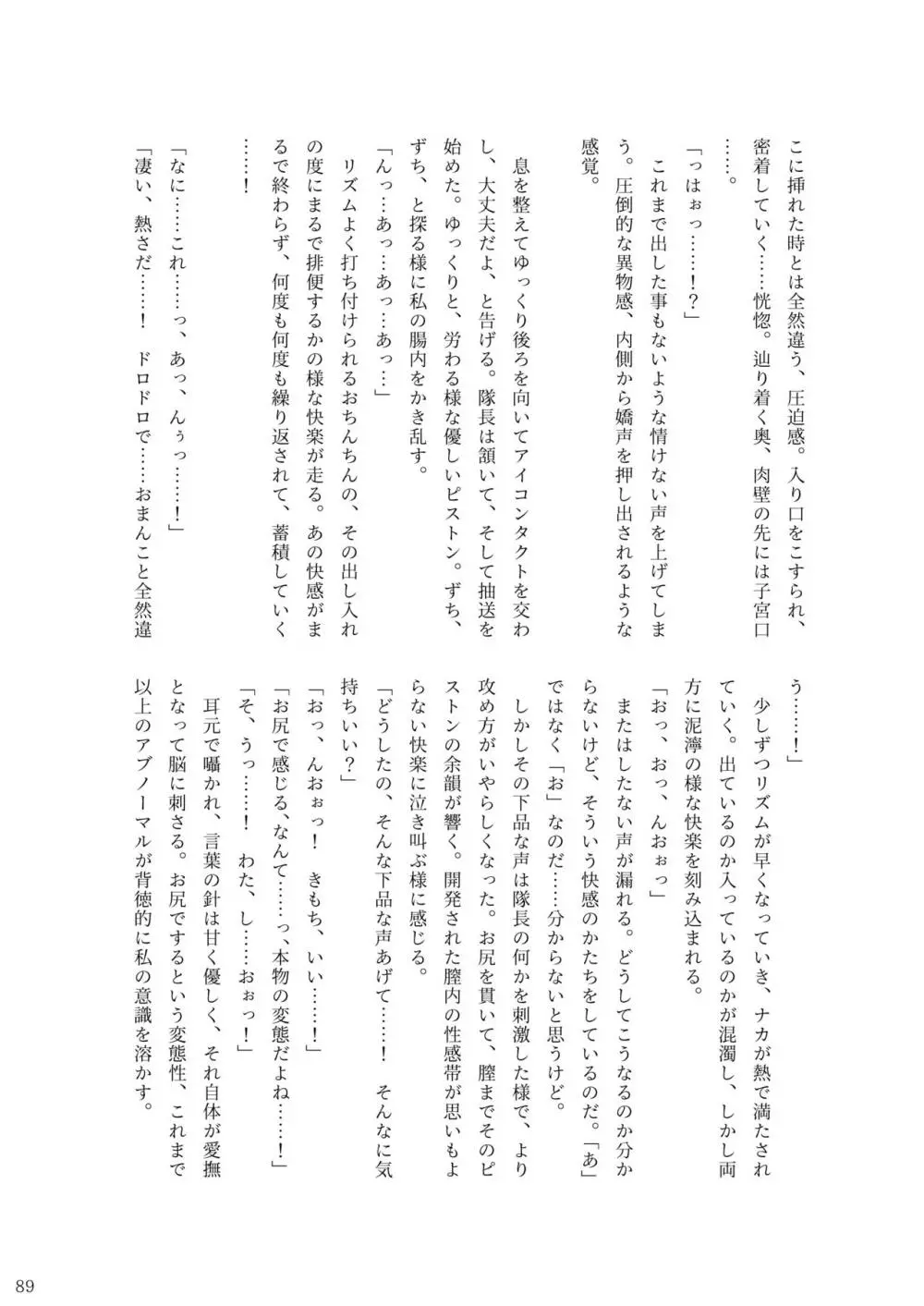 ア○スギア総合スカトロアンソロジー アクトレス排泄実態調査任務~スカポためるっすか!?~2 Page.87