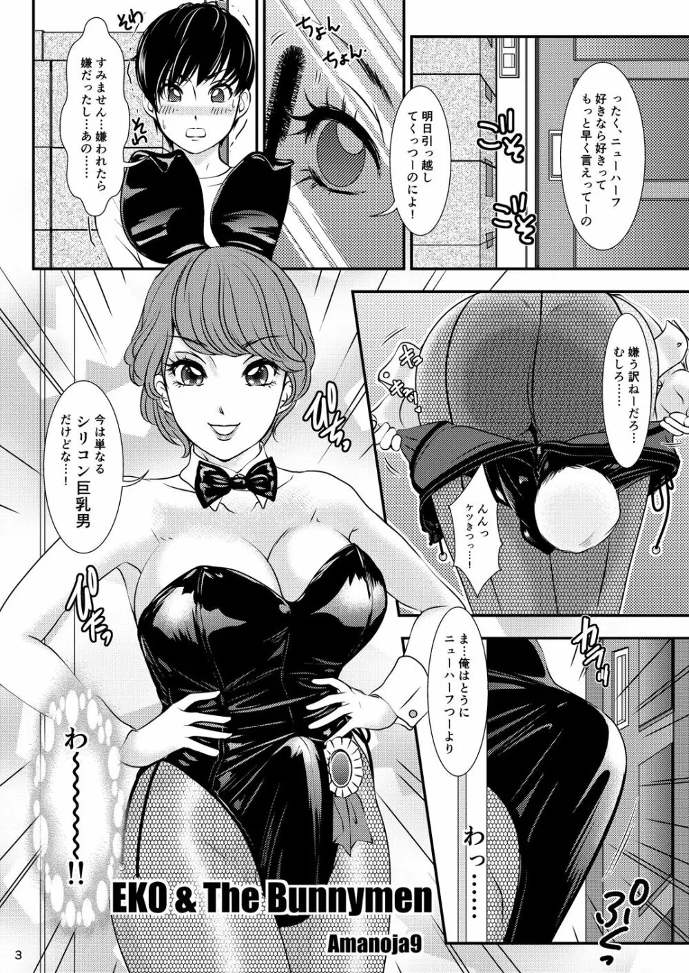 BEHAVIOUR+9 HG ~ハイグレ☆~ド Shemales~ Page.3