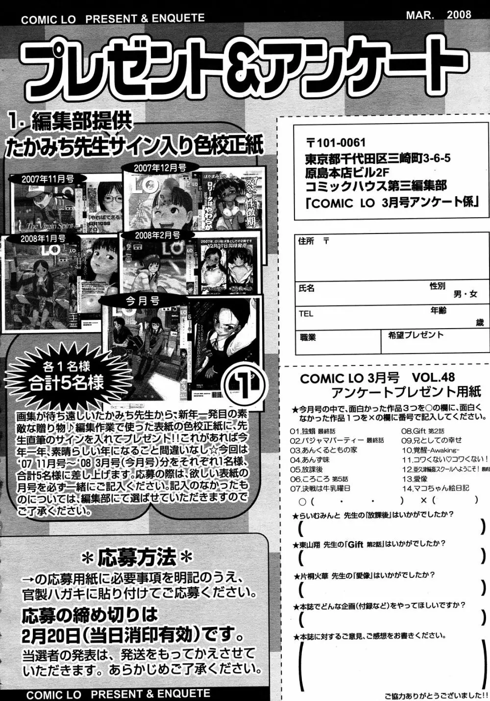 COMIC LO 2008年03月号 Vol.48 Page.288