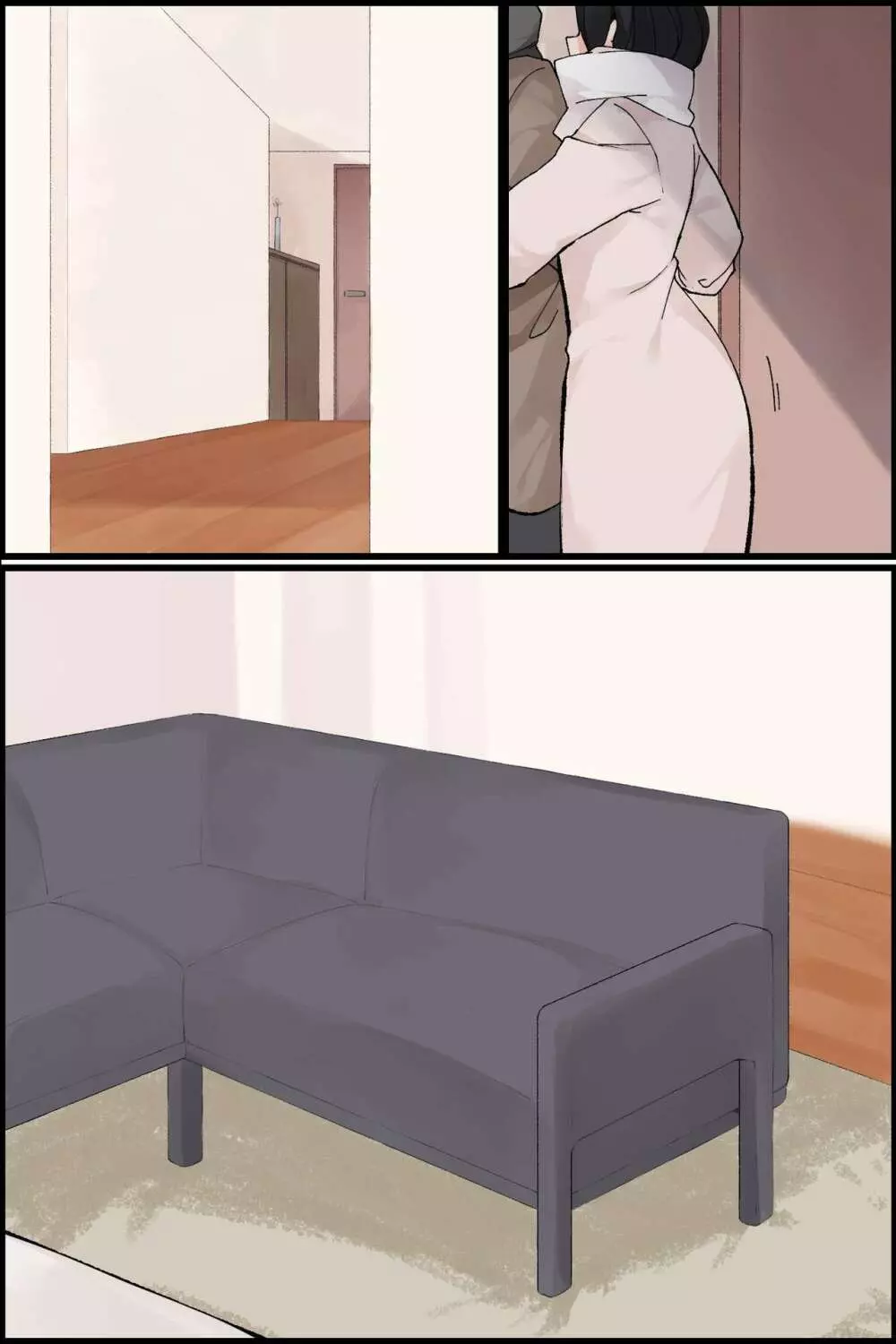 めちゃくちゃエロい身体の世話好き幼なじみと、クール系巨乳美人同僚と俺ん家で3Pハーレム!? Page.88