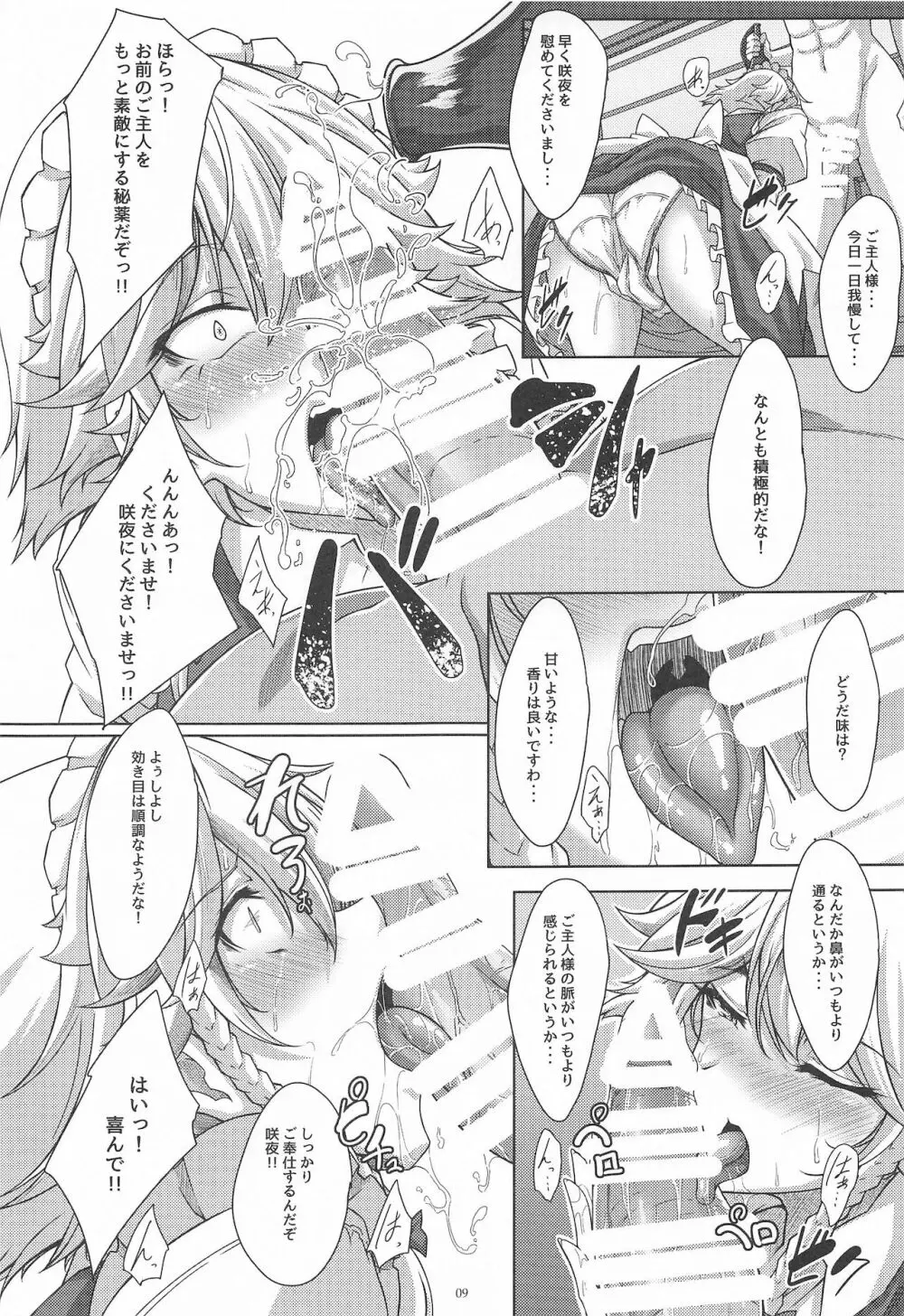 咲夜さんは和ませ上手? Page.8