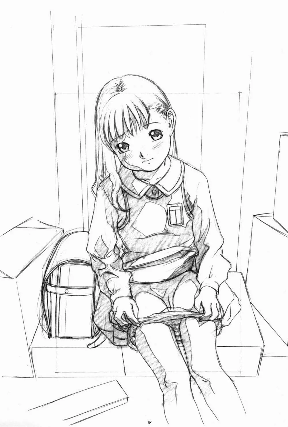 らくがきッズ 6 ~おりじなる少女鉛筆原画集~ Page.11