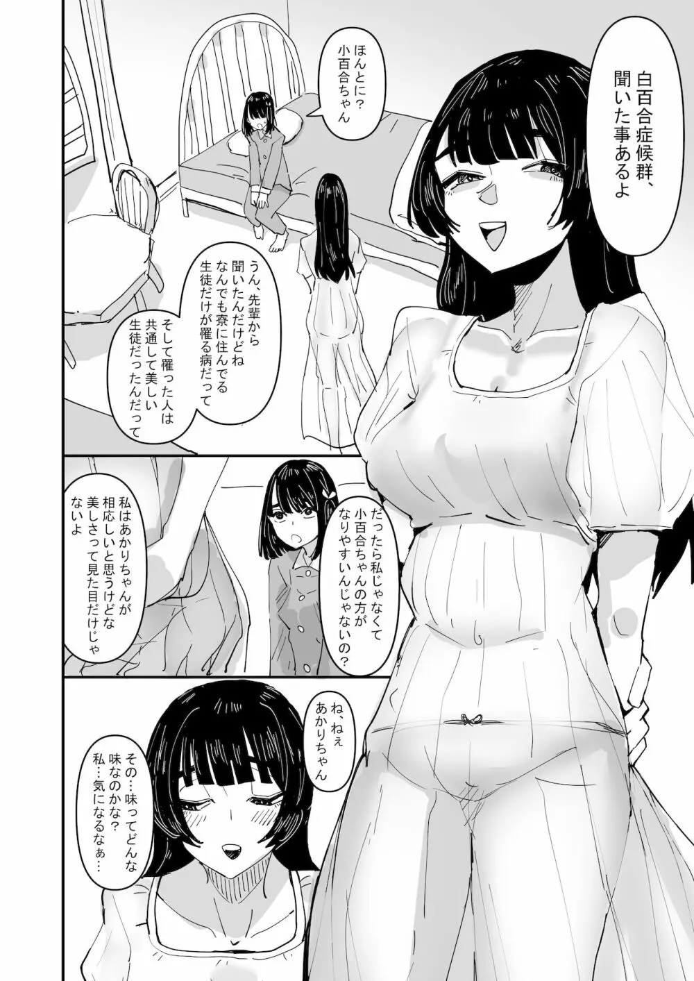 唾液と愛液の味が甘くなる病気になった私は今日も誰かに犯される Page.6