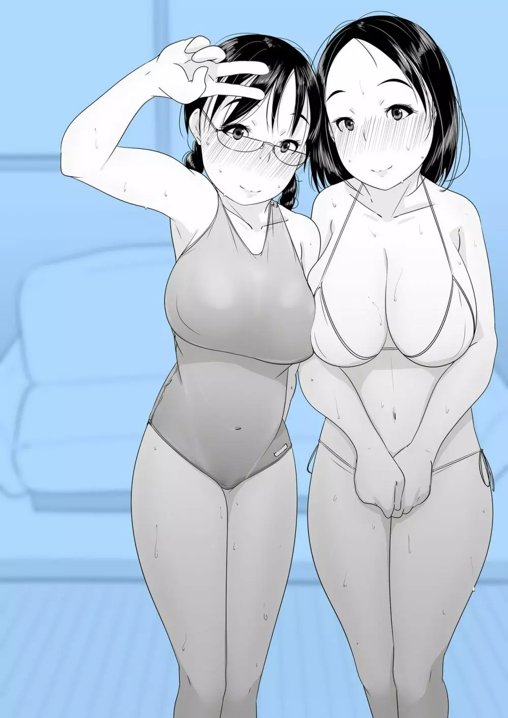 母と娘、二人揃ってドスケベビッチ!子作りエッチで遊んでみた Page.19