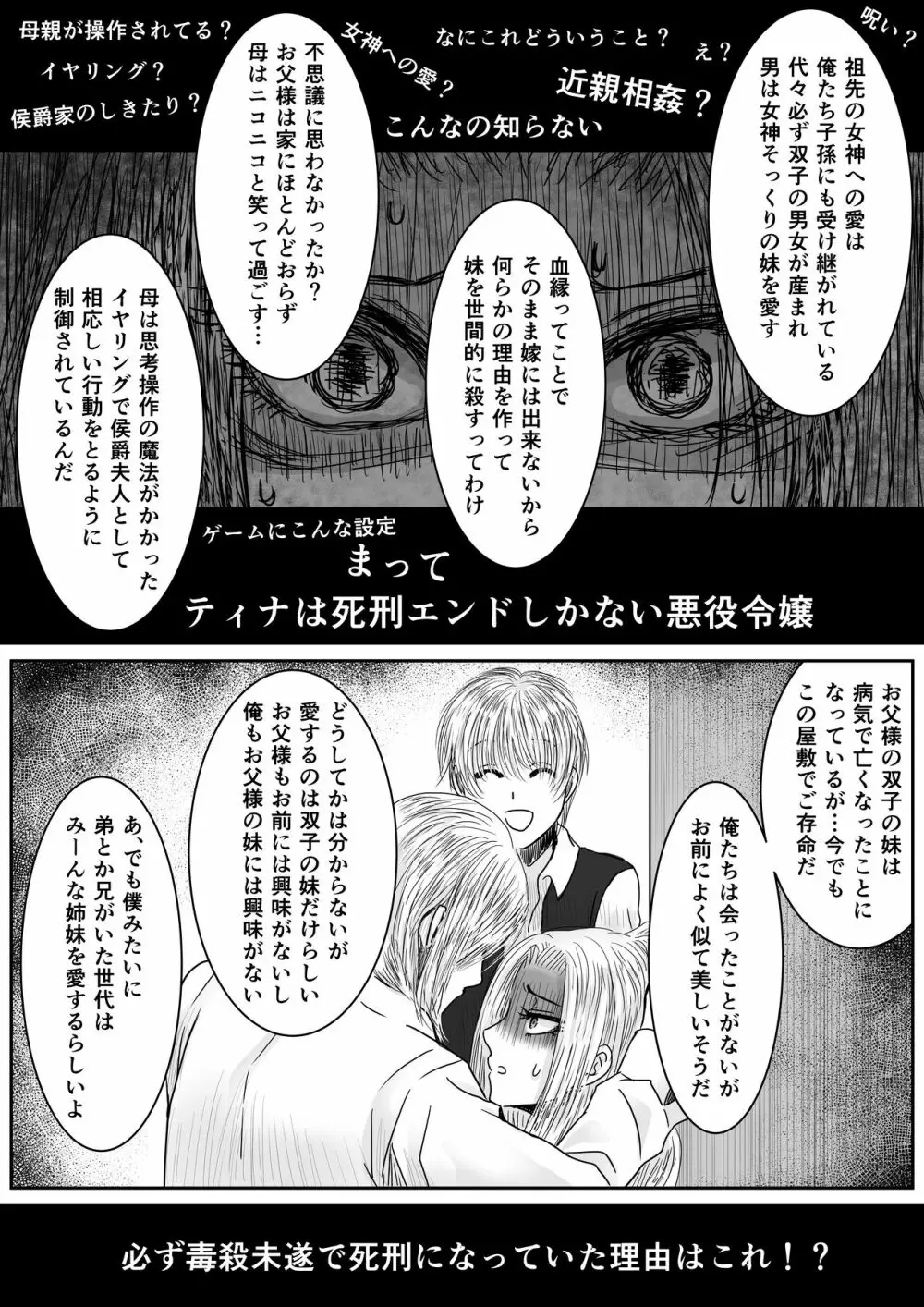 狂愛の鎖~悪役令嬢に転生したら兄と弟に犯されました~ Page.25