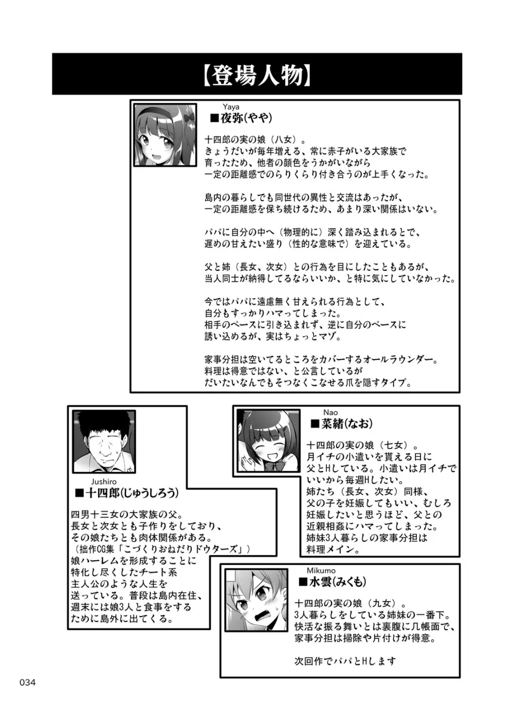 中出し!パパチンJunkie2 ~父娘受精妊娠ボテHもあるよ Page.34