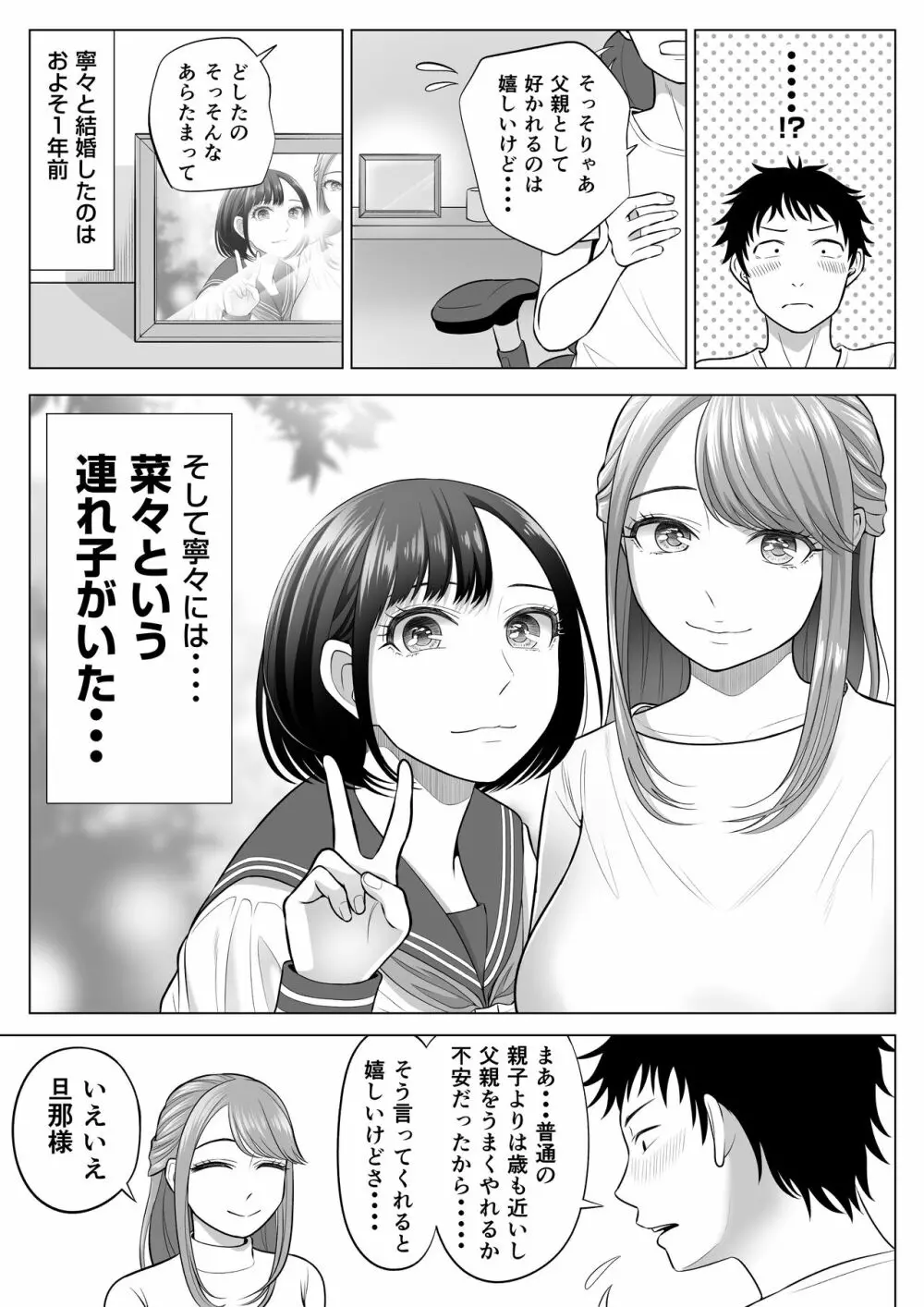 妻と連れ子が同じ人（俺）を好きになるのは遺伝子的に当然！？ Page.21