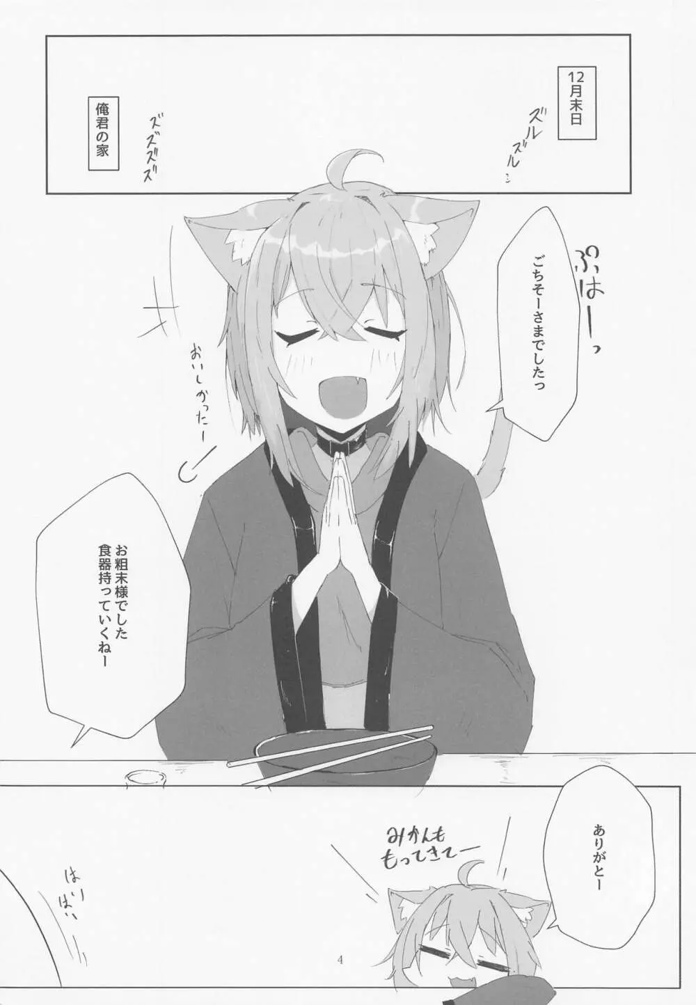 年末もえっちなネコマタ Page.3