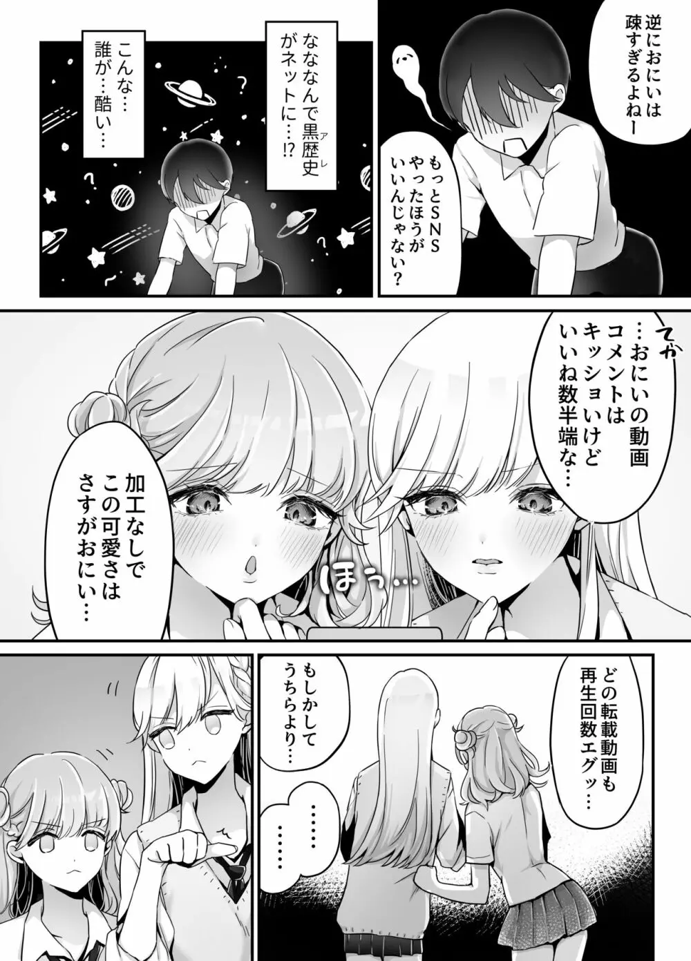お兄ちゃんなのに妹たちに食べられる~生イキ双子と淫乱デビュー雑魚穴棒~ Page.7