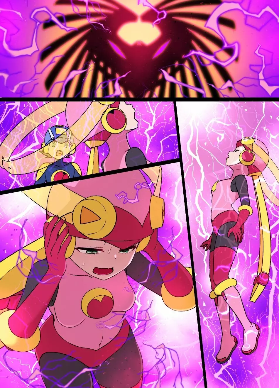 ロックマンエグゼ悪堕ちロール&桜井メイル漫画 Page.19