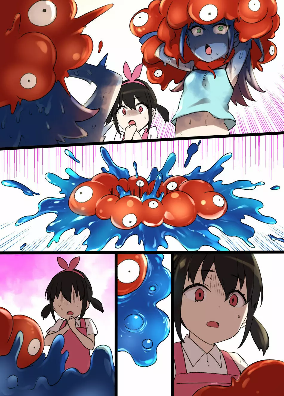 万博少女の作り方(寄生洗脳&スライム娘化&フタナリ) Page.7