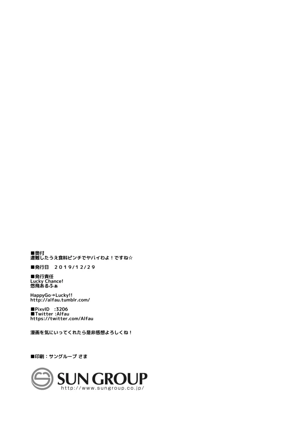 遭難したうえ食料ピンチでヤバイわよ!ですね☆ Page.16