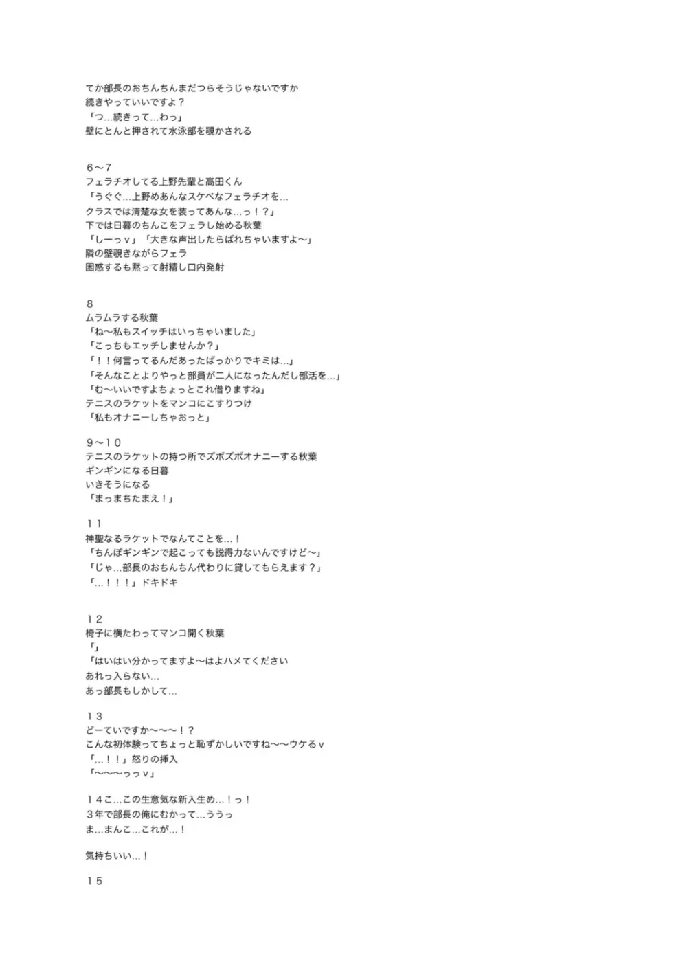 テニス部の後輩秋葉ちゃんは淫乱(チョロ)ビッチ Page.284