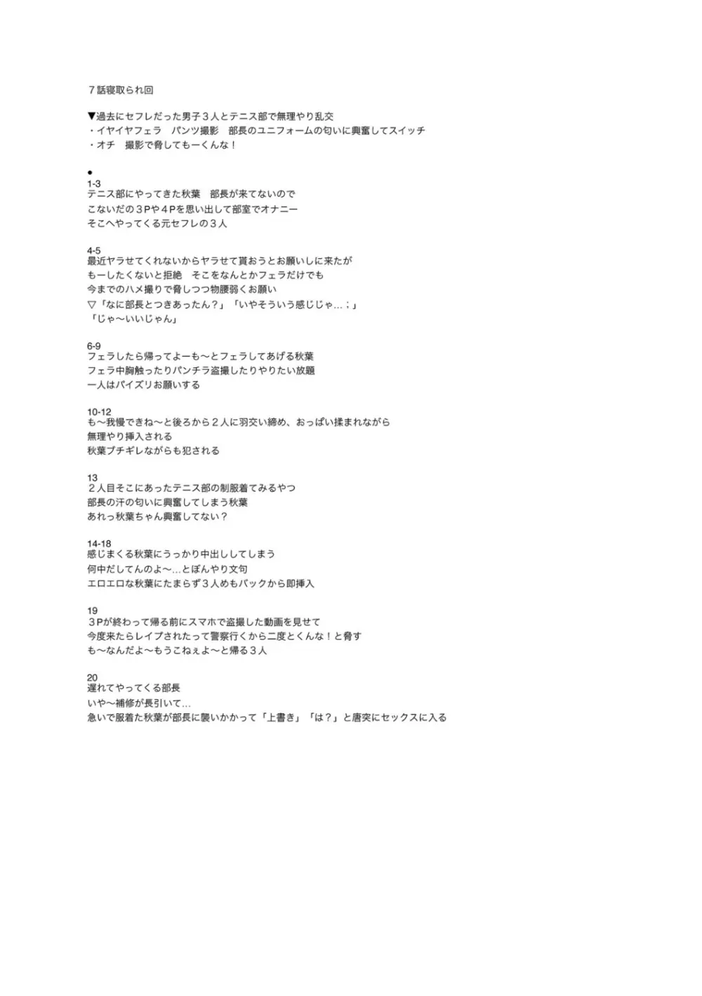 テニス部の後輩秋葉ちゃんは淫乱(チョロ)ビッチ Page.293