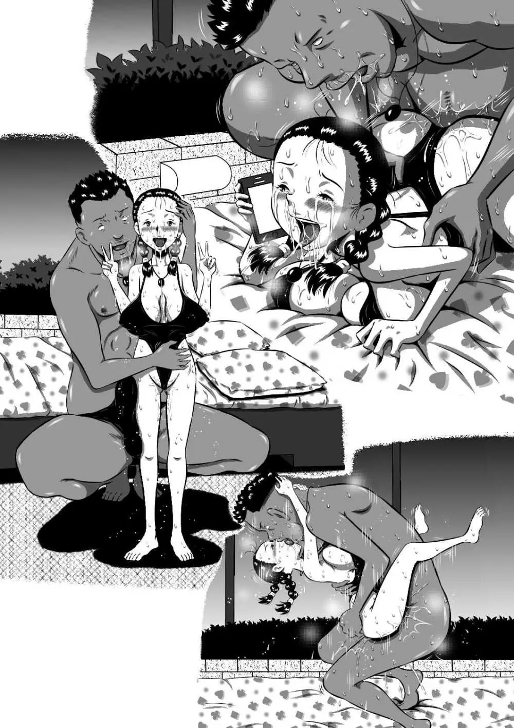 おかされ荘のちぃなちゃん!ヌードモデルの卵、ちぃなの肉体成長記録!後編 みんなで ちぃなのお乳、こねくり回してぇ~! Page.59