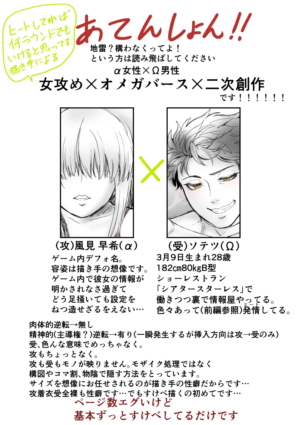 【女攻め・オメガバース】いつか笑い話になる Page.2