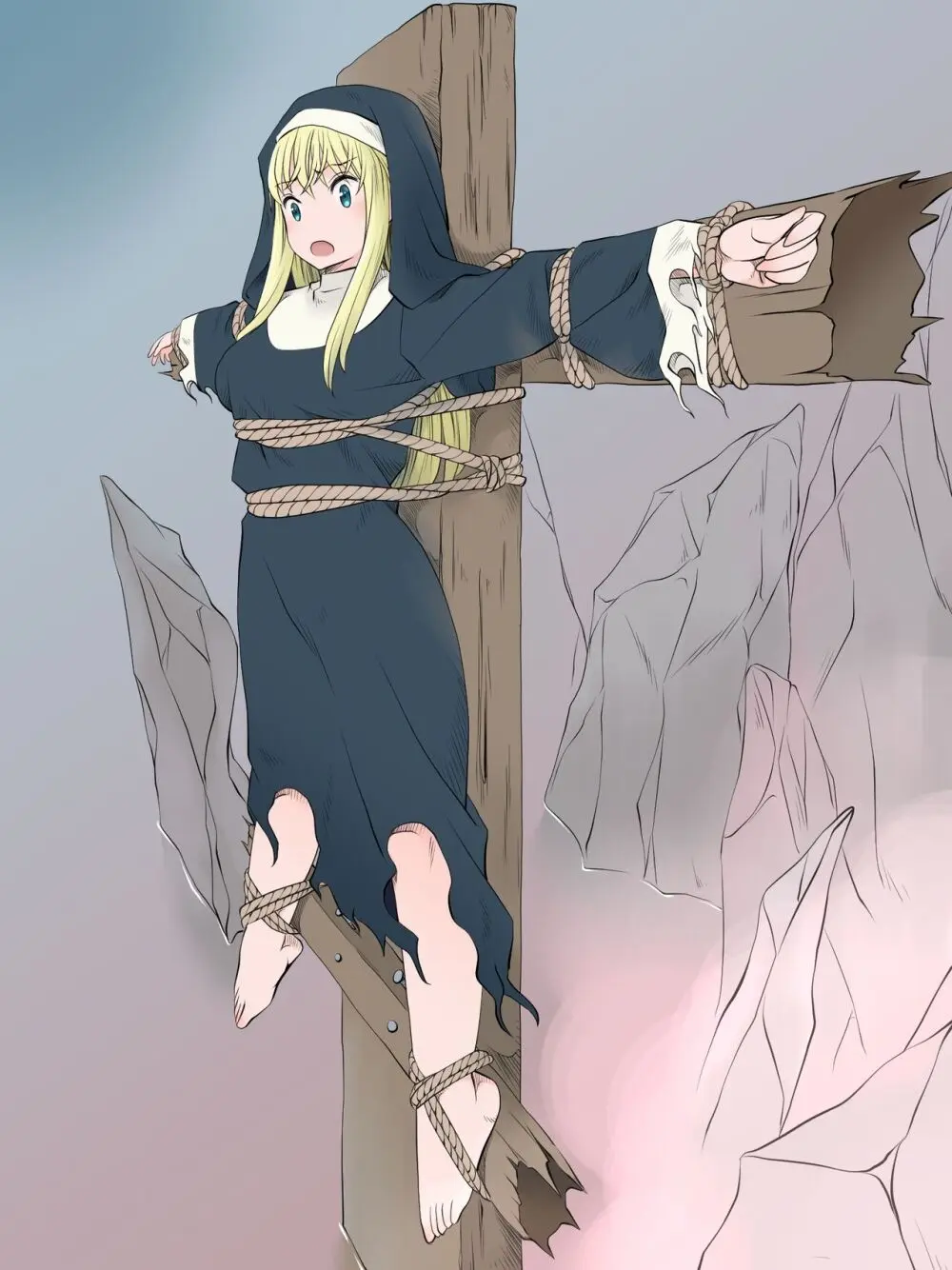 磔シスター~魔物の支配下に堕ちた都を救おうとした修道女の末路~ Page.284
