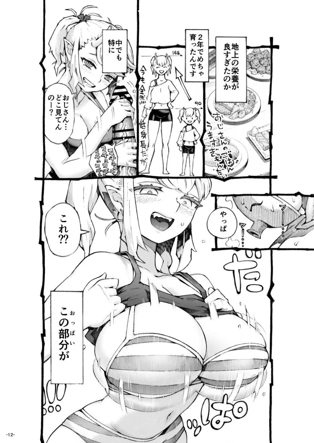 メスガ○使い魔ちゃん発育中! Page.12