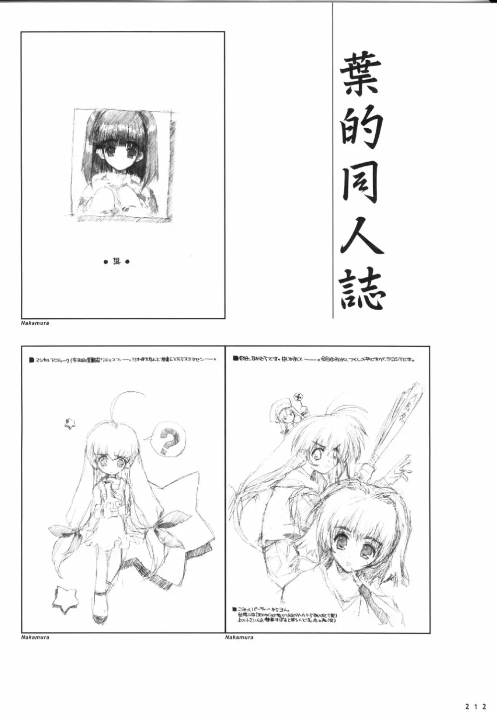 こみっくパーティー ビジュアルファンブック Page.215