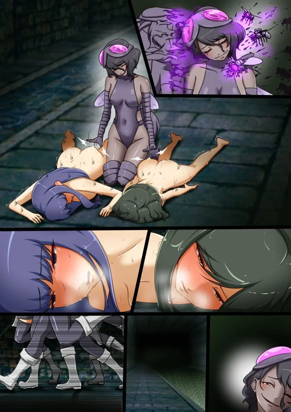 ウチの子がえっちな敵と戦って敗北する話 ~vsエブリン~ Page.91