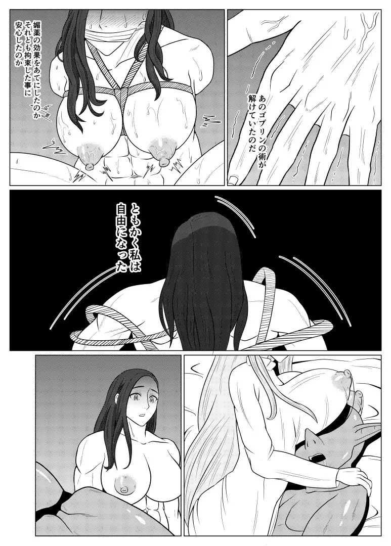 転生ゴブリン~前世で童貞のまま死んだ俺はチート催○で自分より強くて大きい女を犯しまくる 女狩人調教日誌 後編~ Page.13