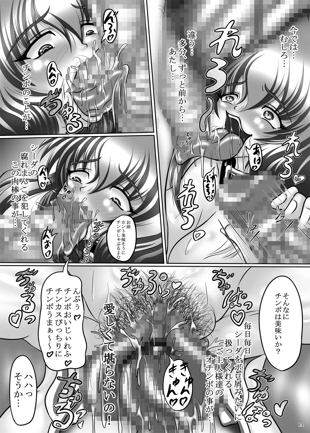 肉便姫シーダ ~淫乱痴王女のエムブレム~ Page.14