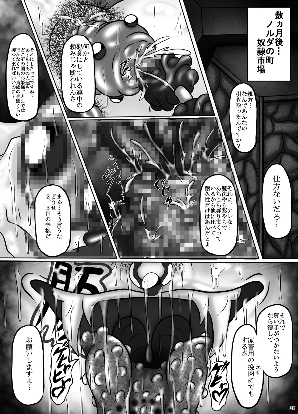 肉便姫シーダ ~淫乱痴王女のエムブレム~ Page.25
