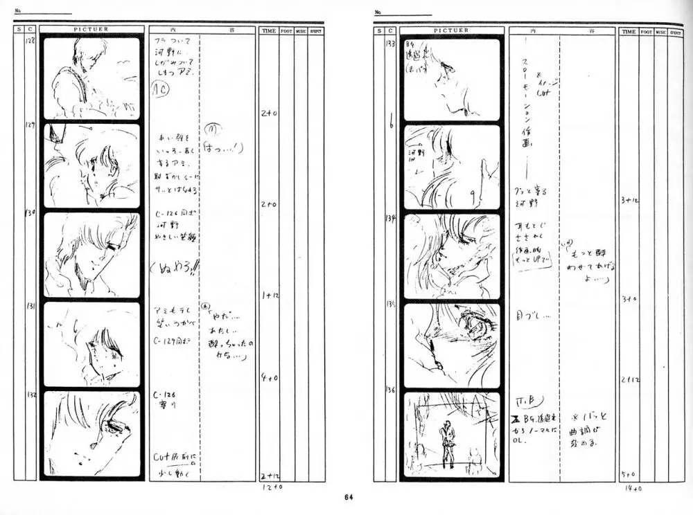 くりいむレモン 絵コンテ・設定資料集 PART1 「媚・妹・Baby」 & PART5「亜美・AGAIN」 Page.61